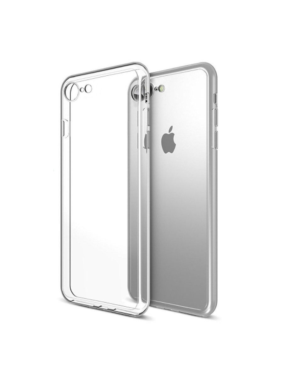 фото Силиконовый чехол jack case для iphone se 2020 прозрачный