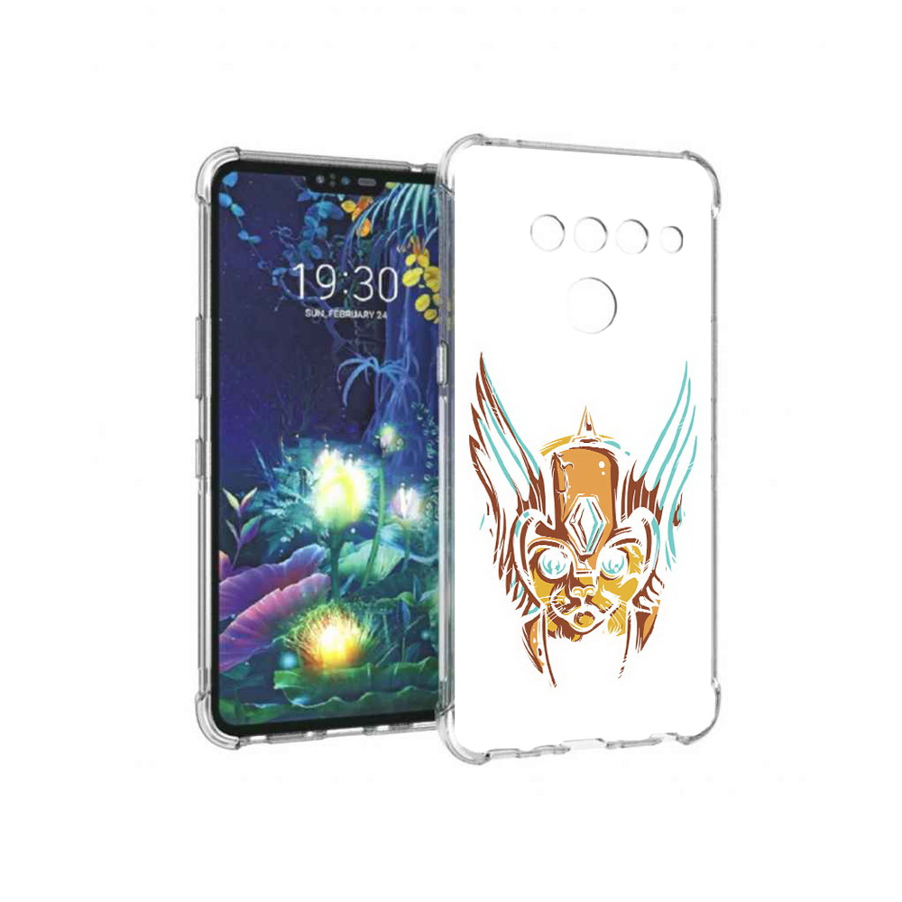 

Чехол MyPads Tocco для LG V50 ThinQ тор абстракция, Прозрачный, Tocco