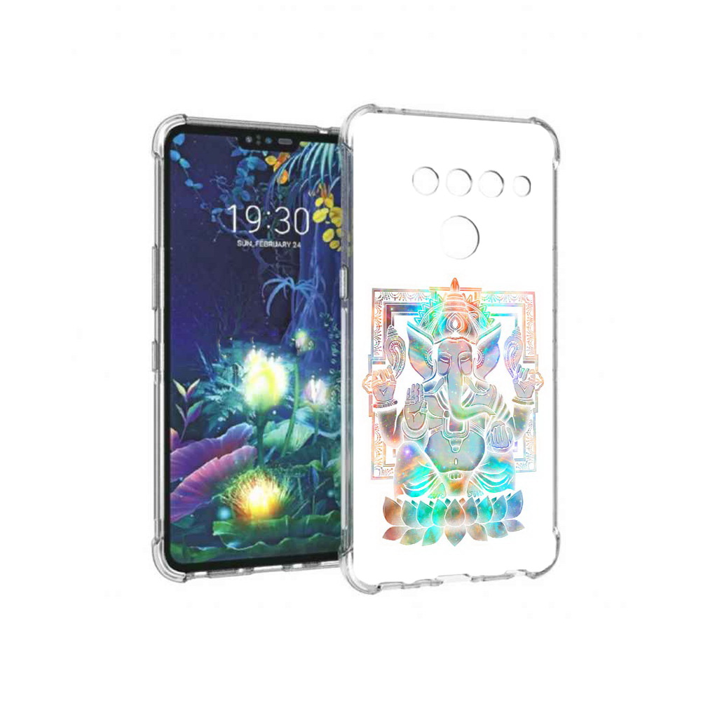 

Чехол MyPads Tocco для LG V50 ThinQ умный слон, Прозрачный, Tocco
