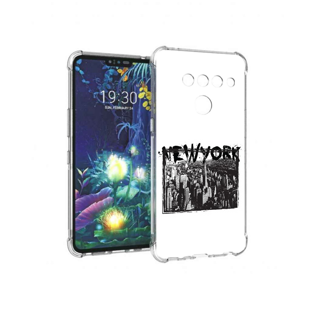 

Чехол MyPads Tocco для LG V50 ThinQ че, Прозрачный, Tocco