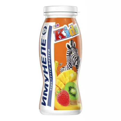 

Кисломолочный напиток Имунеле for Kids тутти-фрутти 1,5% БЗМЖ 100 мл