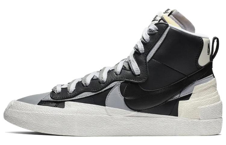 

Кеды унисекс Nike Sacai x Nike Blazer черные 36 EU, Черный, Sacai x Nike Blazer