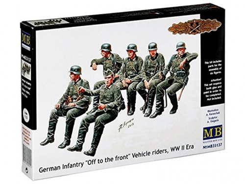 

Сборная модель MasterBox Немецкая пехота на марше WWII 35137