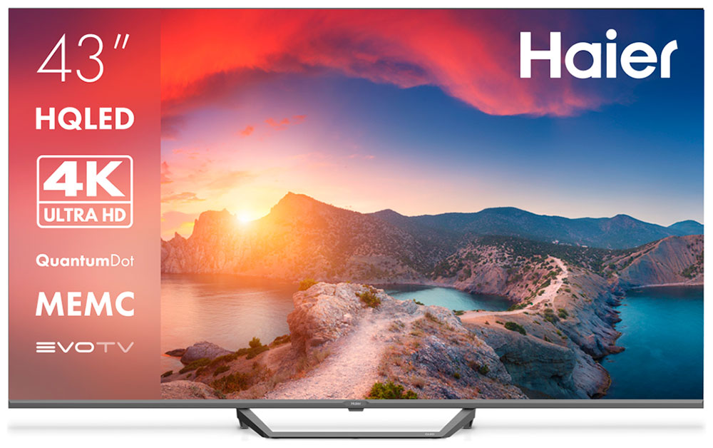 

Телевизор Haier 43 Smart TV S2 Pro, 43"(109 см), UHD 4K, Черный, 43 Smart TV S2 Pro