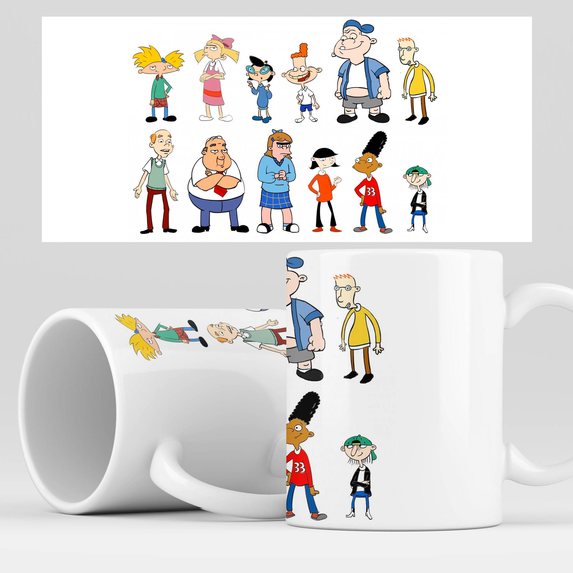 

Кружка RocketCup с принтом "Эй, Арнольд!" мультсериал, HeyArnold_07