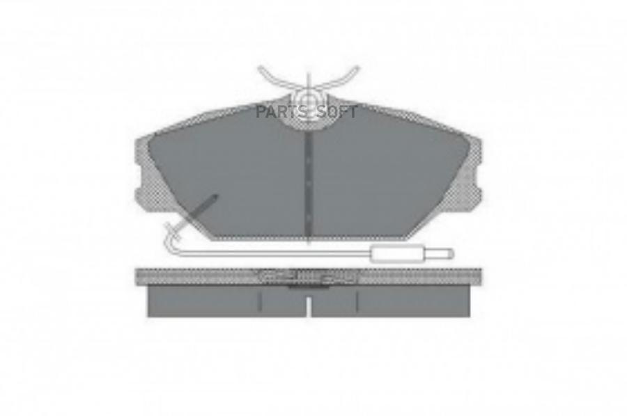 

Тормозные колодки SCT SP215