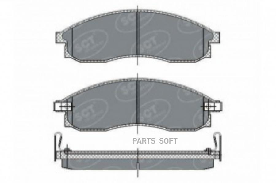 Тормозные колодки SCT SP263