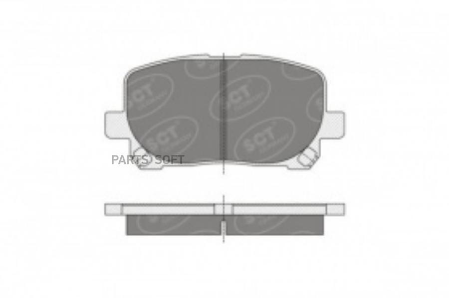 

Тормозные колодки SCT SP349