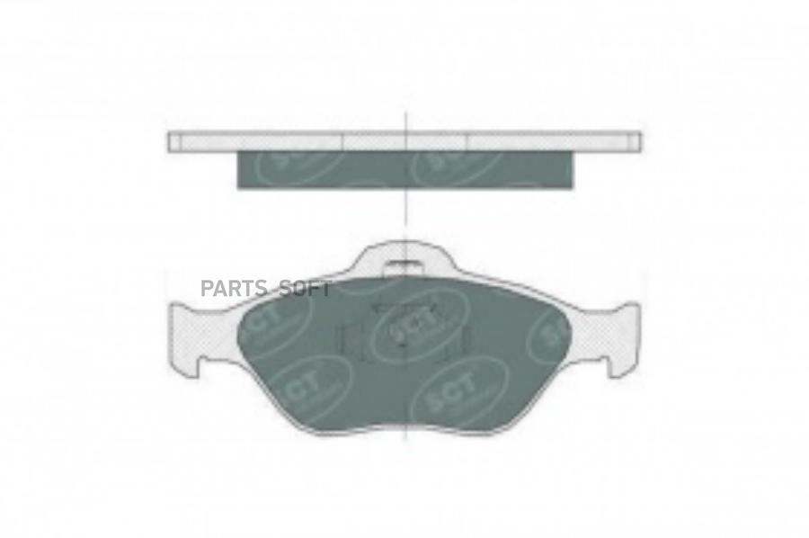 Тормозные колодки SCT SP363