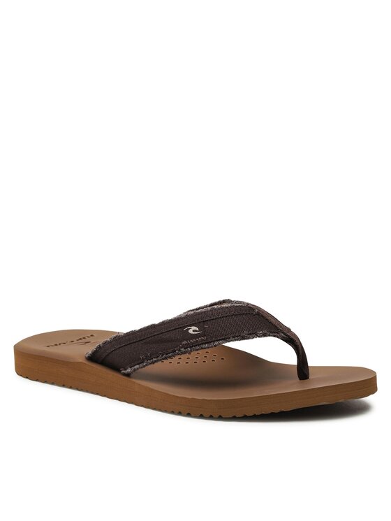 Шлепанцы мужские Rip Curl Reactor Open Toe 19VMOT коричневые 44 EU