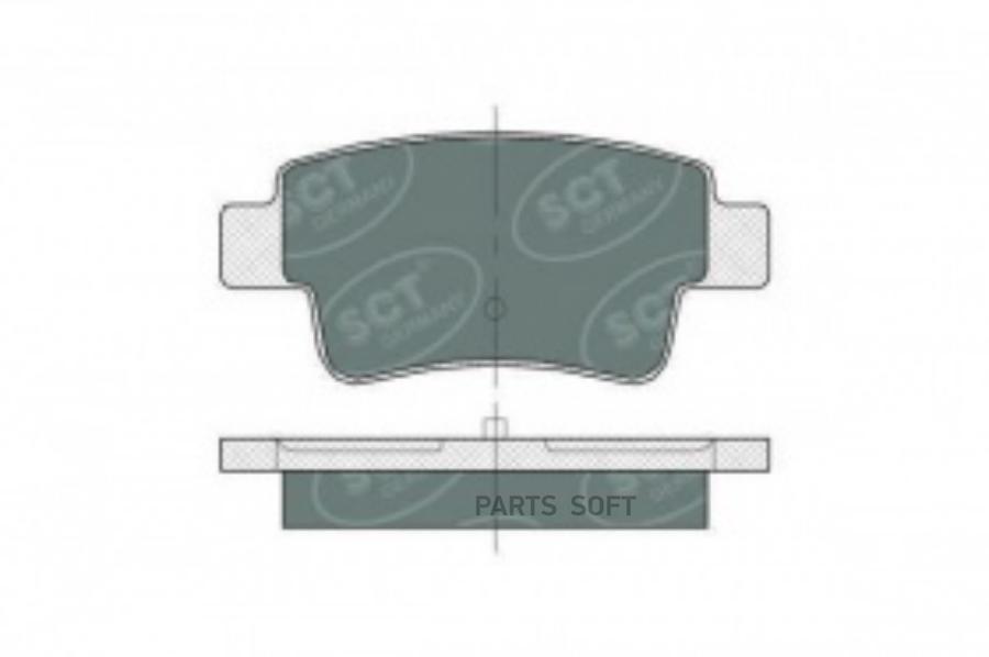 

Тормозные колодки SCT SP378