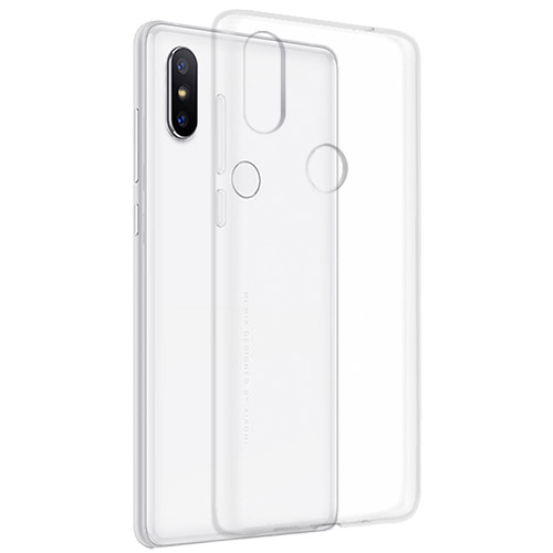 фото Силиконовый чехол jack case для xiaomi mi mix 2s прозрачный