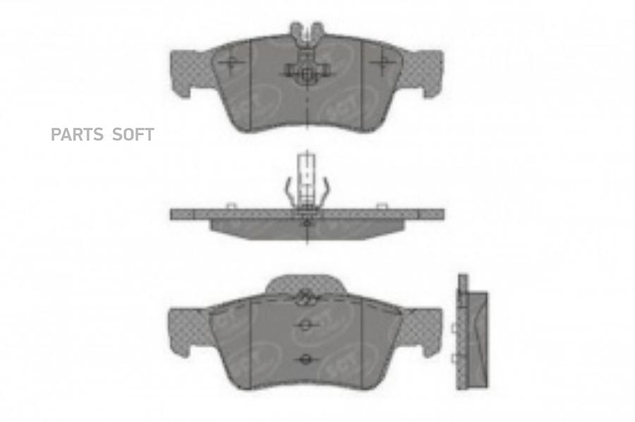 Тормозные колодки SCT SP404 2838₽