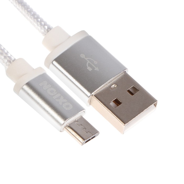 Кабель OXION DCC258 Micro USB - USB зарядка и передача данных, 1.3 м, белый