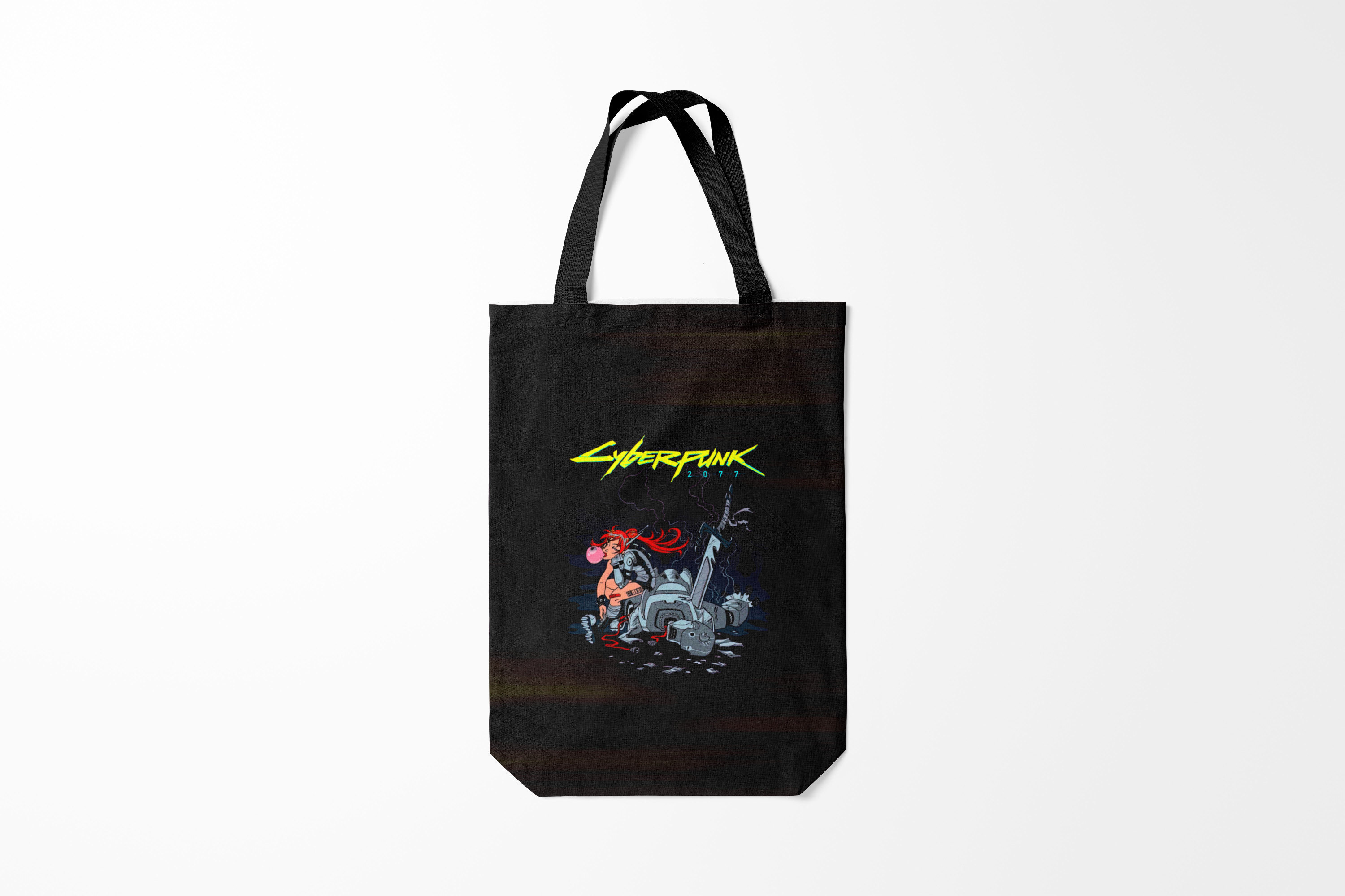 

Сумка шoппер унисекс Burnettie Cyberpunk 2077 киберубийство,, Cyberpunk 2077 киберубийство