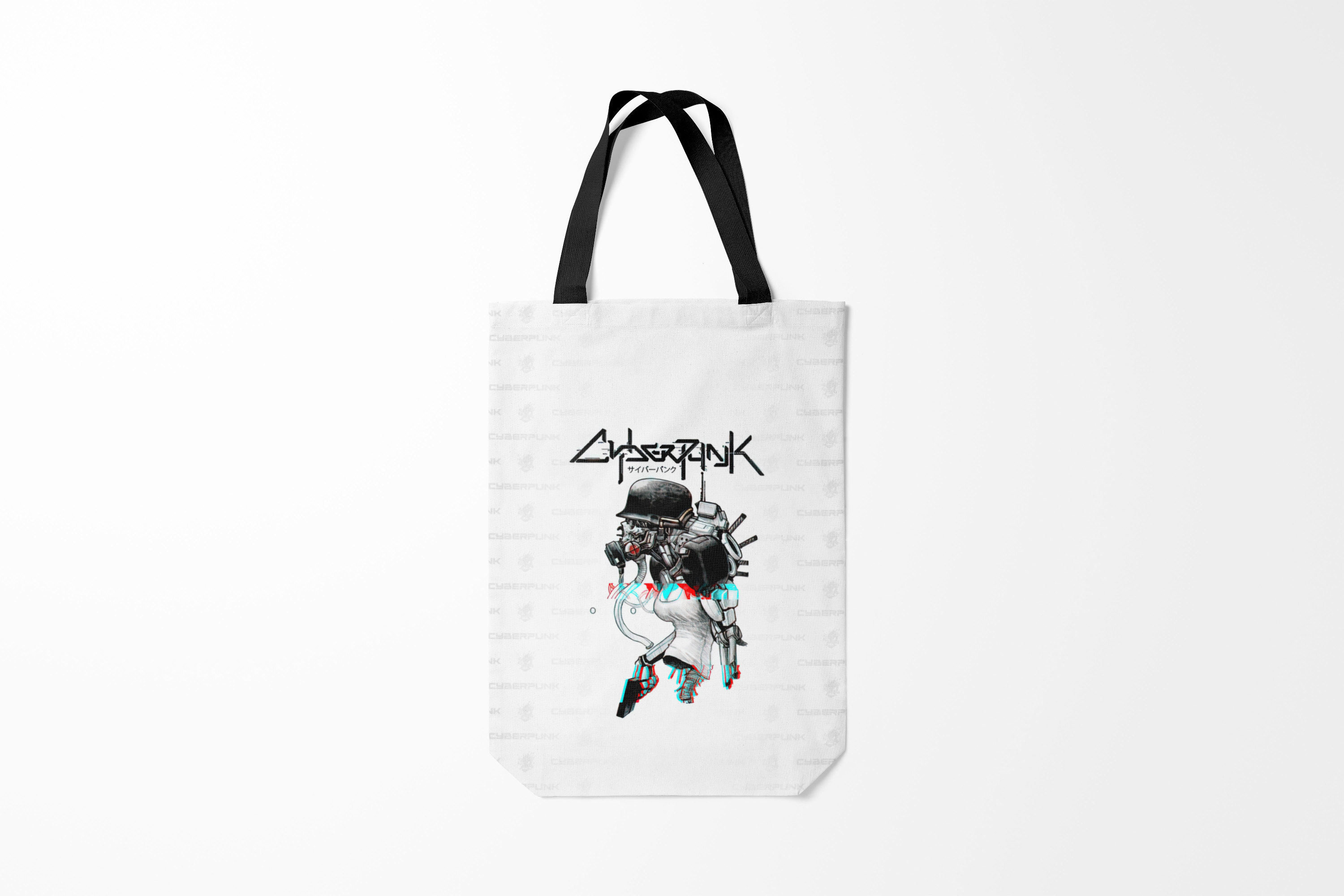 

Сумка шoппер унисекс Burnettie Cyberpunk 2077 КиберСкелет,, Cyberpunk 2077 КиберСкелет