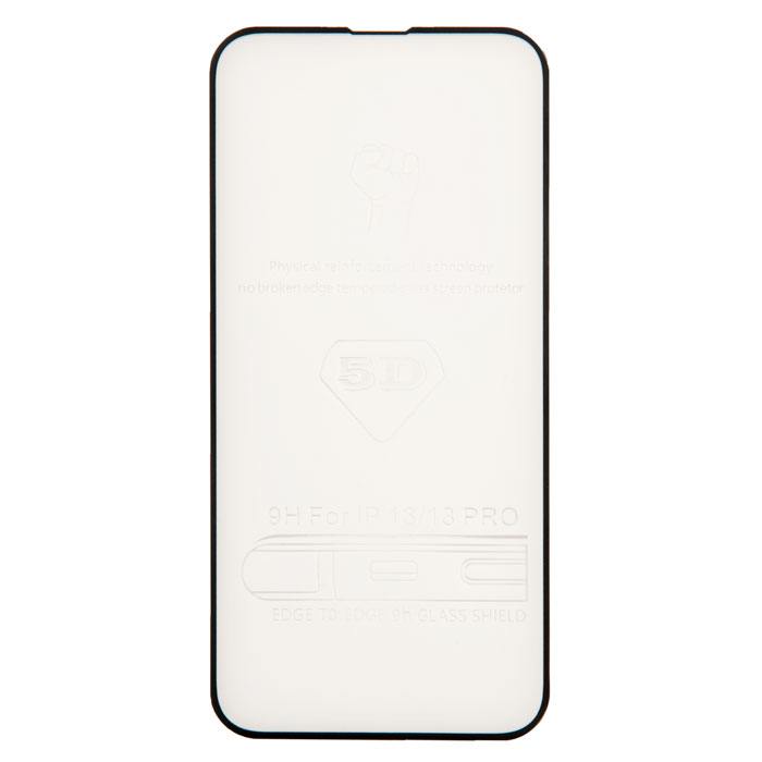 

Защитное стекло 5D для Apple iPhone 13, 13 Pro, черный (без упаковки), iPhone 13