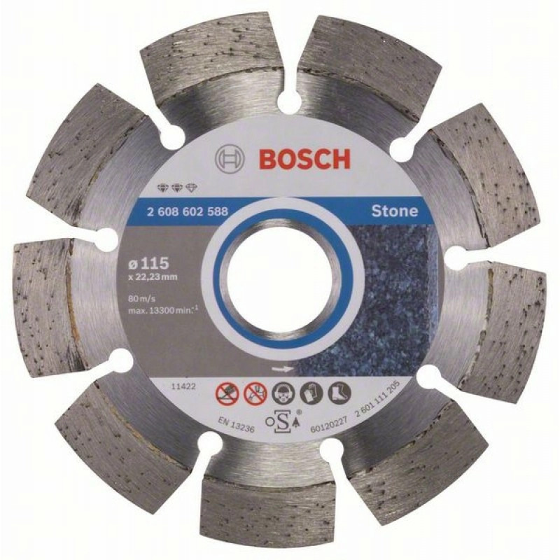 Диск алмазный Expert BOSCH 2608602588 115х22 по камню алмазный диск bosch 115 22 23 expert for stone