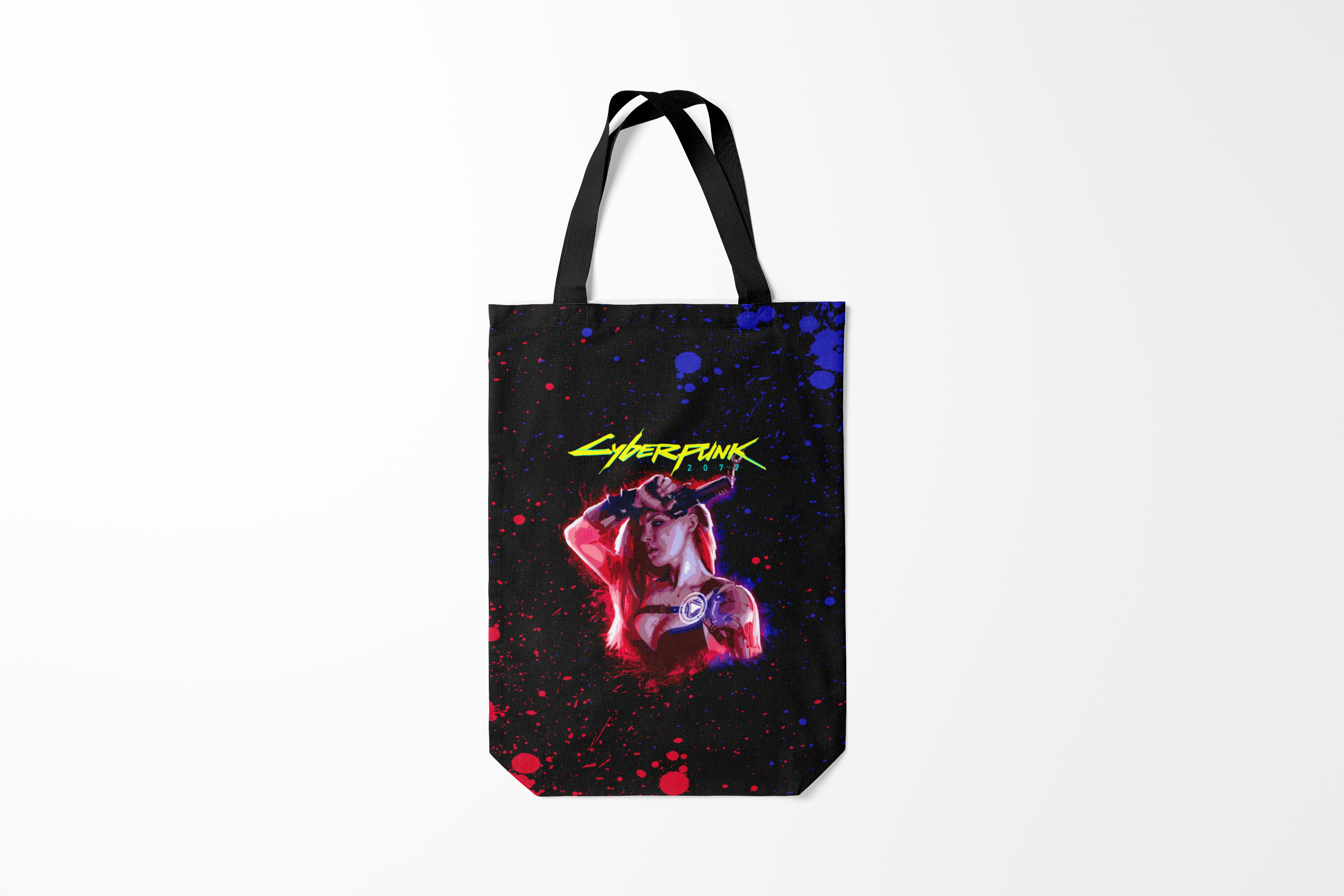 

Сумка шoппер унисекс Burnettie Cyberpunk 2077 девушка,, Cyberpunk 2077 девушка