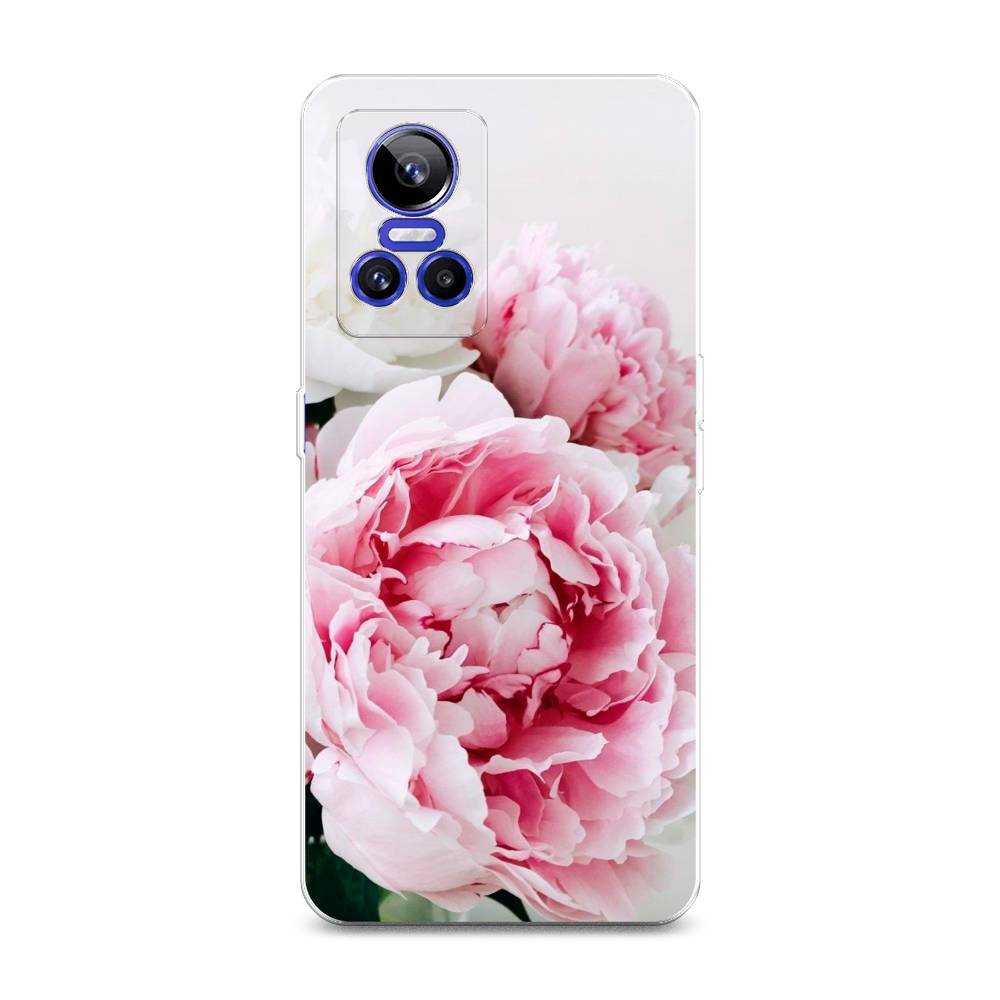 

Чехол на Realme GT Neo 3 "Розовые и белые пионы", Розовый;белый, 259050-2