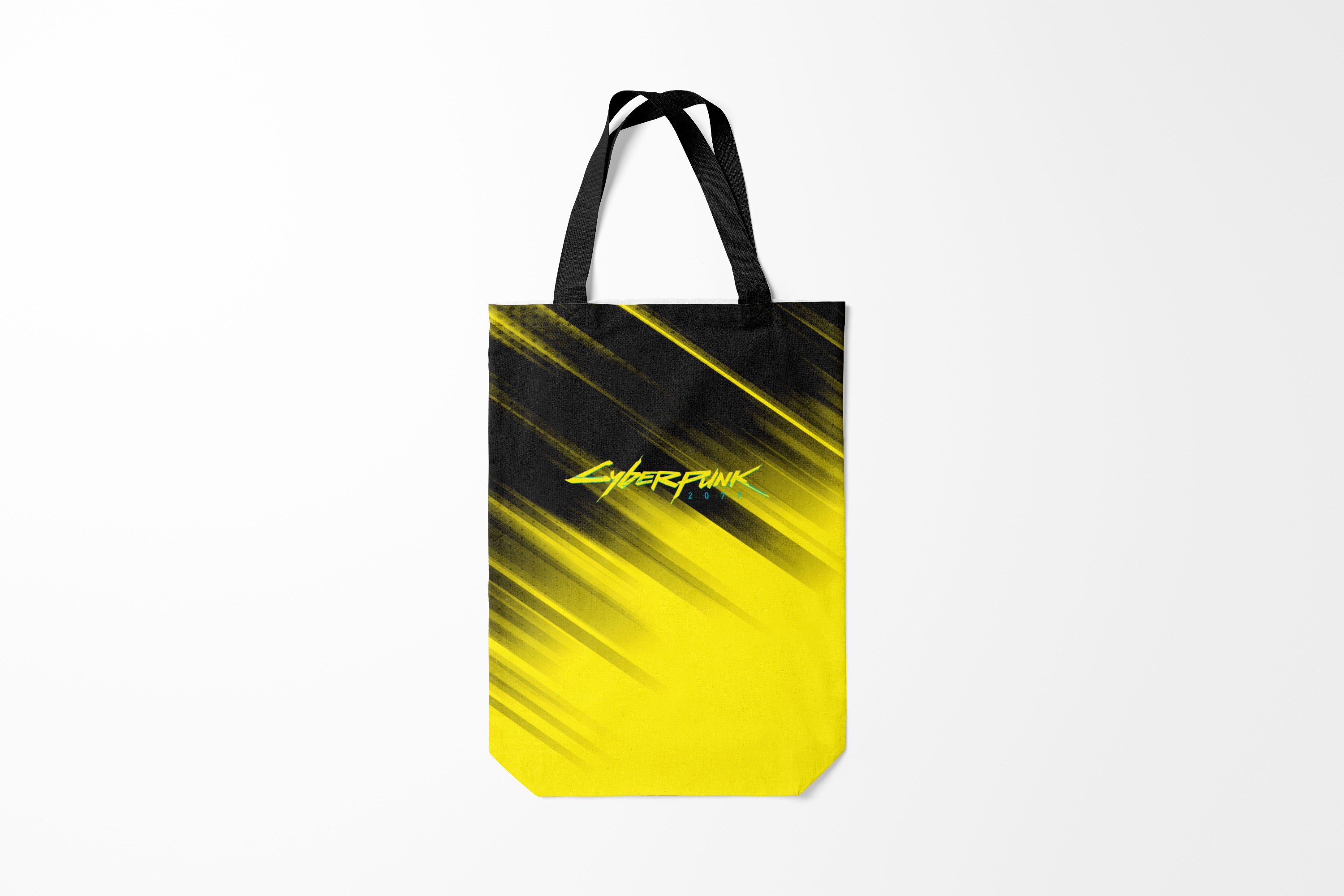 

Сумка шoппер унисекс Burnettie Cyberpunk 2077 Yellow.,, Cyberpunk 2077 Yellow.