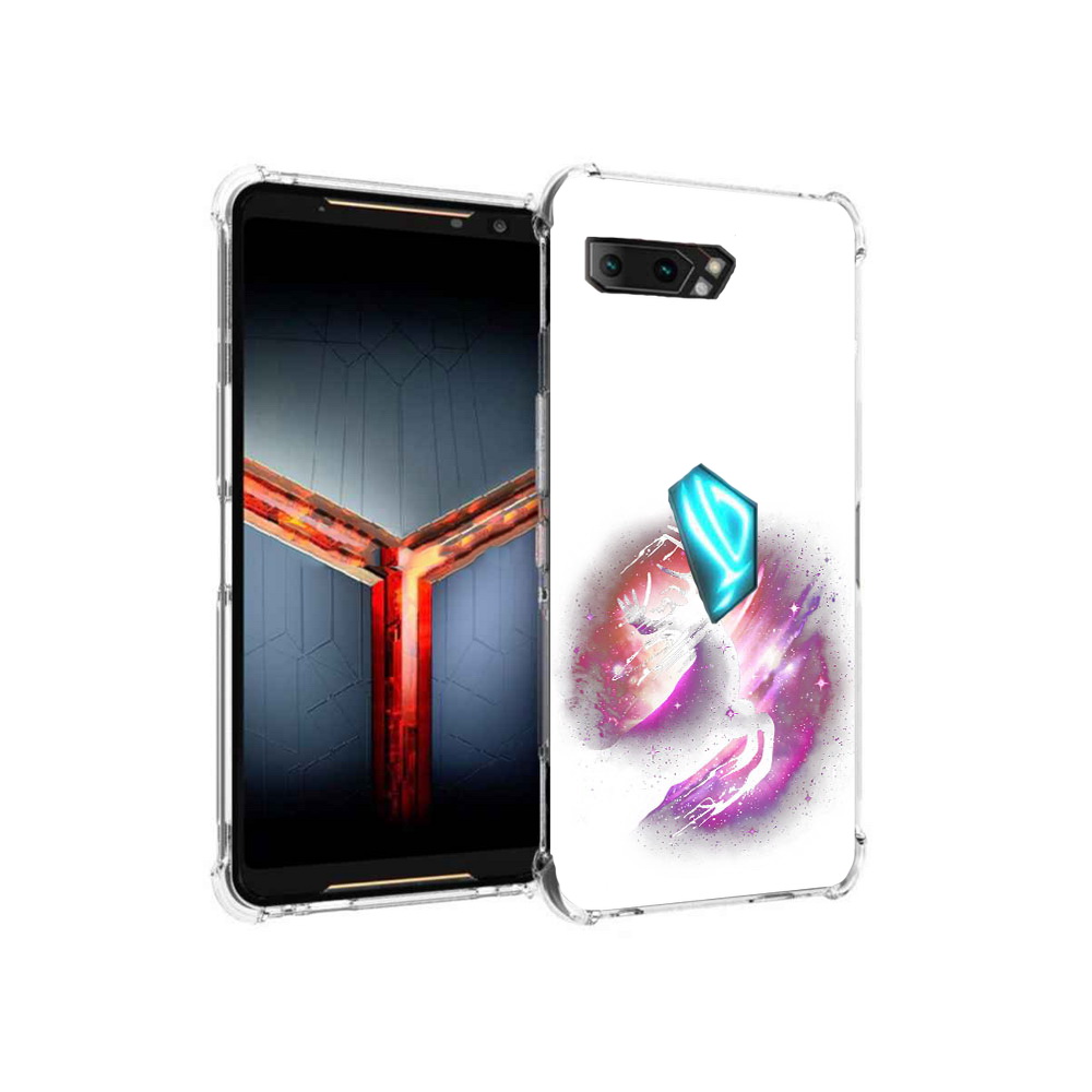 

Чехол MyPads Tocco для Asus ROG Phone 2 звездный олень, Прозрачный, Tocco