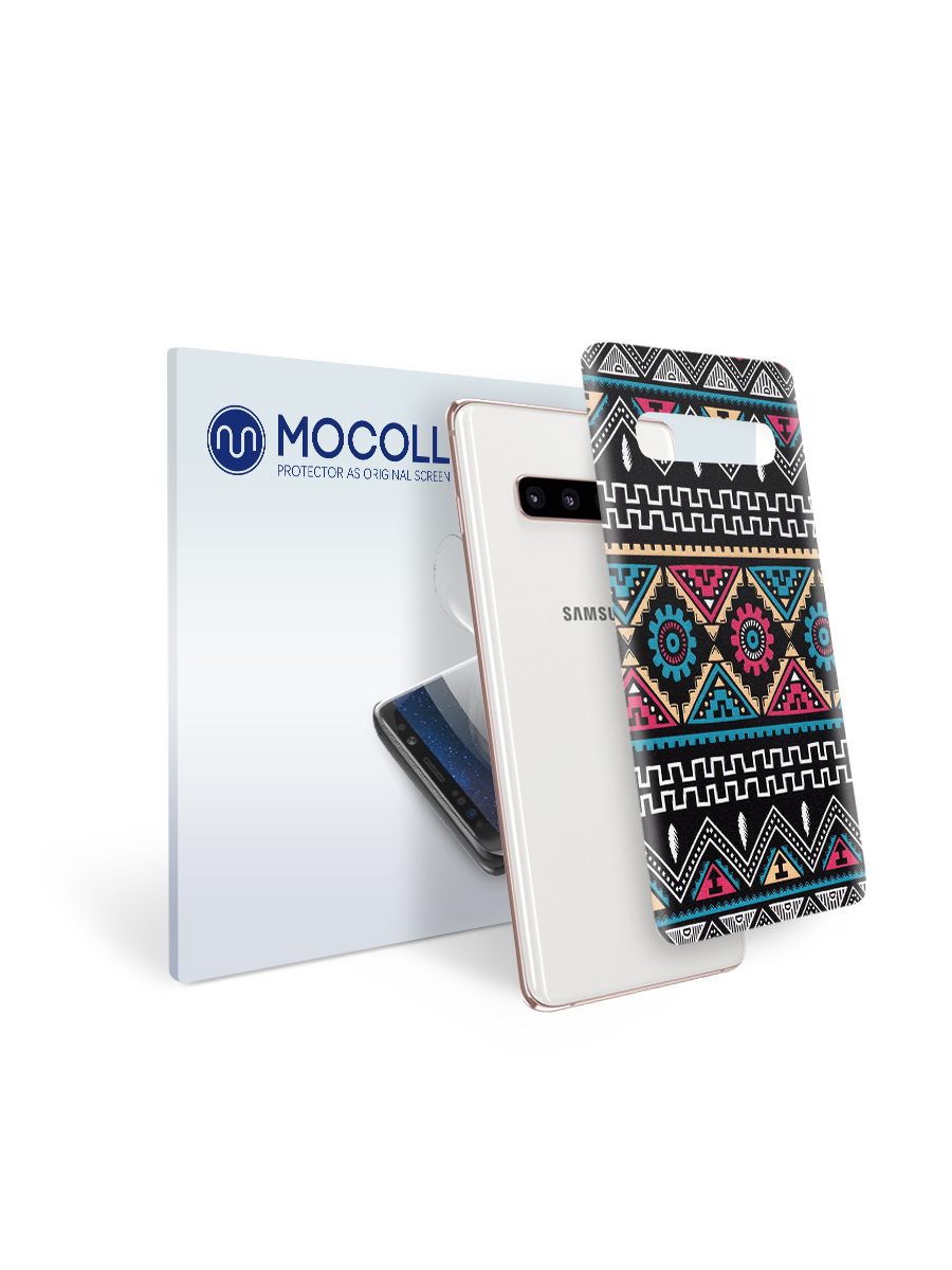

Пленка защитная MOCOLL для задней панели Samsung GALAXY S6 Богемный узор Икат