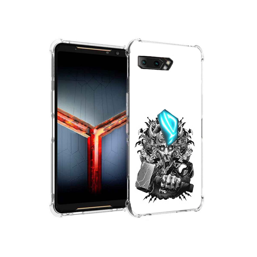 

Чехол MyPads Tocco для Asus ROG Phone 2 злой тор, Прозрачный, Tocco