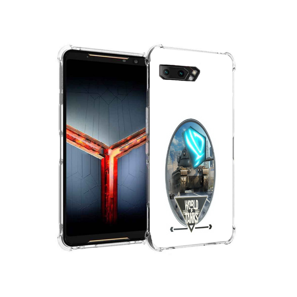 

Чехол MyPads Tocco для Asus ROG Phone 2 игра с танками, Прозрачный, Tocco