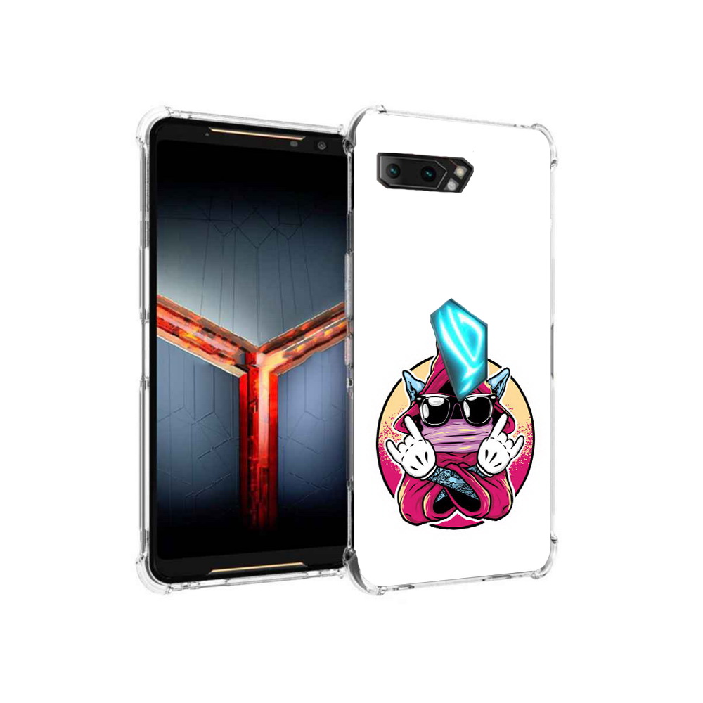 

Чехол MyPads Tocco для Asus ROG Phone 2 йоу, Прозрачный, Tocco