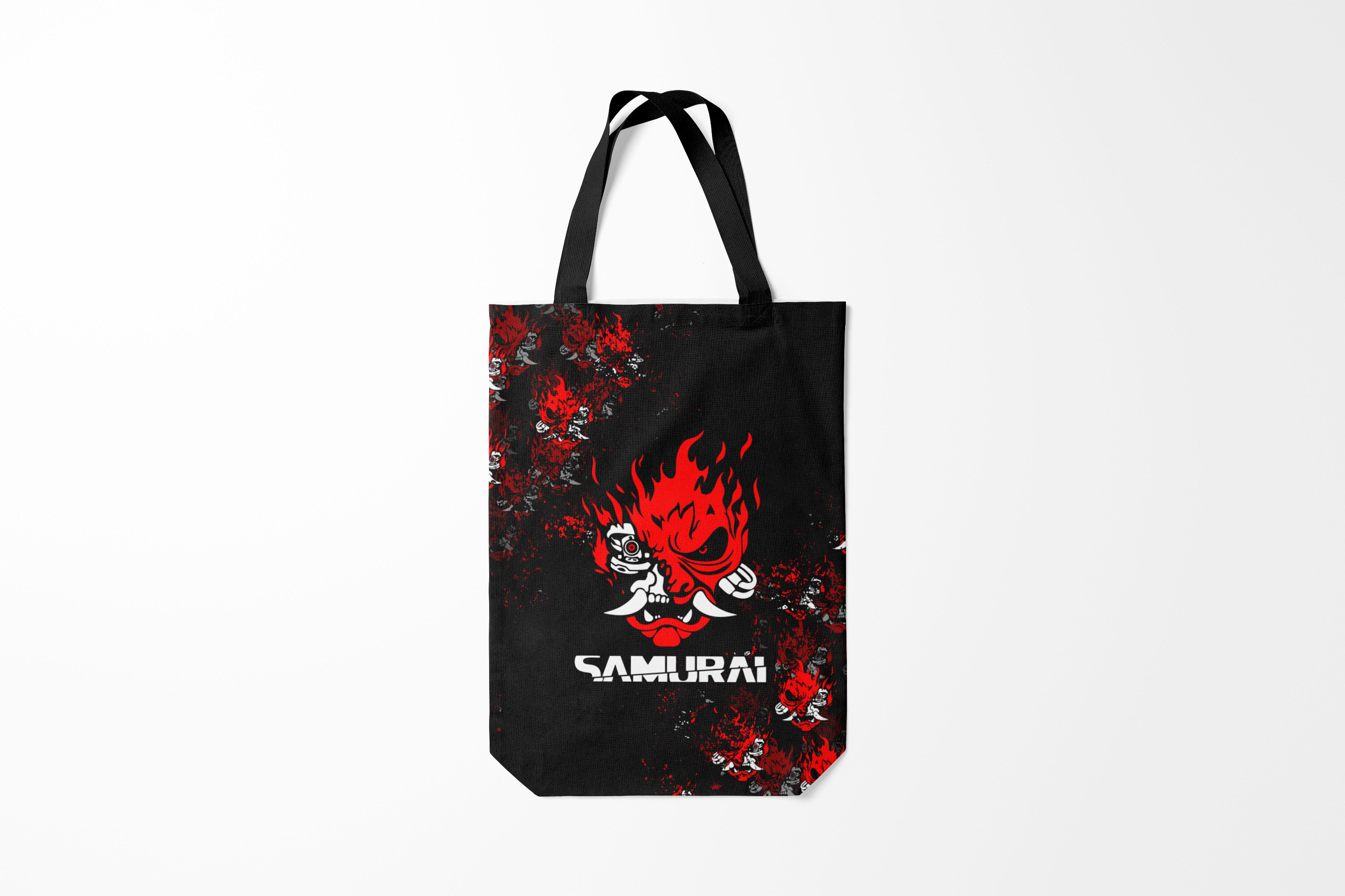 

Сумка шoппер унисекс Burnettie Cyberpunk 2077 SAMURAI,, Cyberpunk 2077 SAMURAI