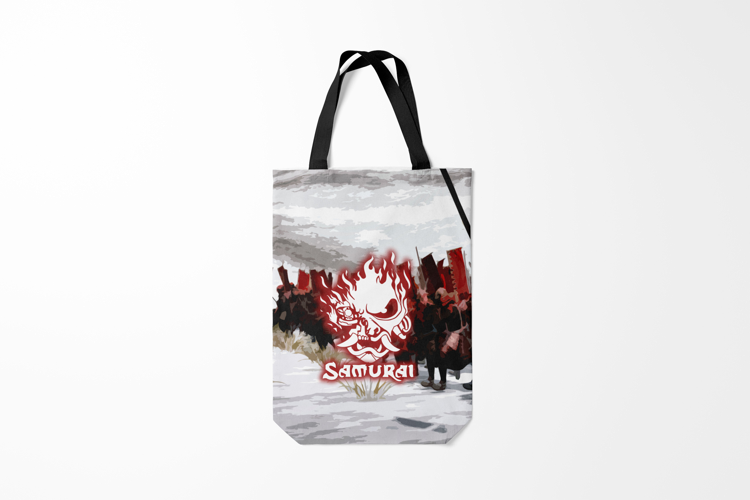 

Сумка шoппер унисекс Burnettie Cyberpunk 2077 SAMURAI,, Cyberpunk 2077 SAMURAI