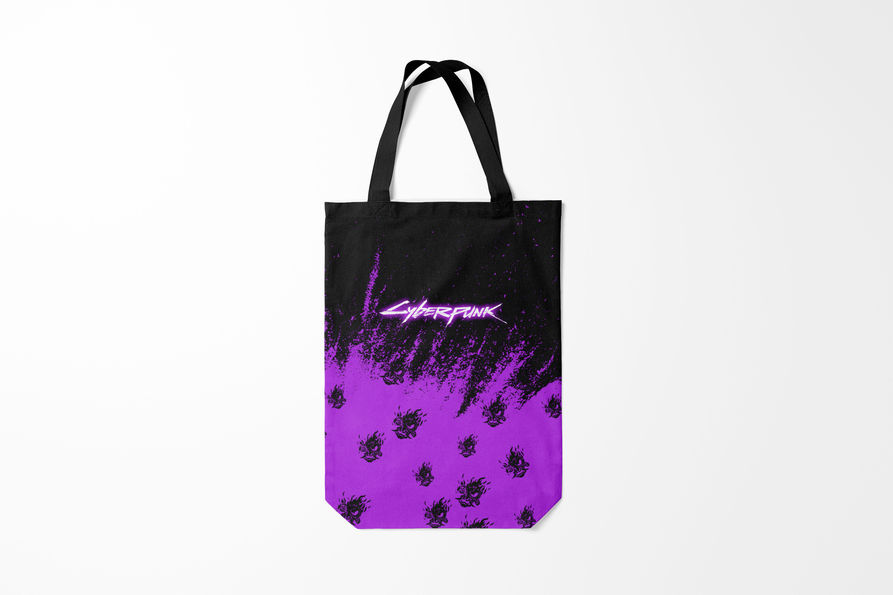 

Сумка шoппер унисекс Burnettie Cyberpunk 2077 neon.,, Cyberpunk 2077 neon.