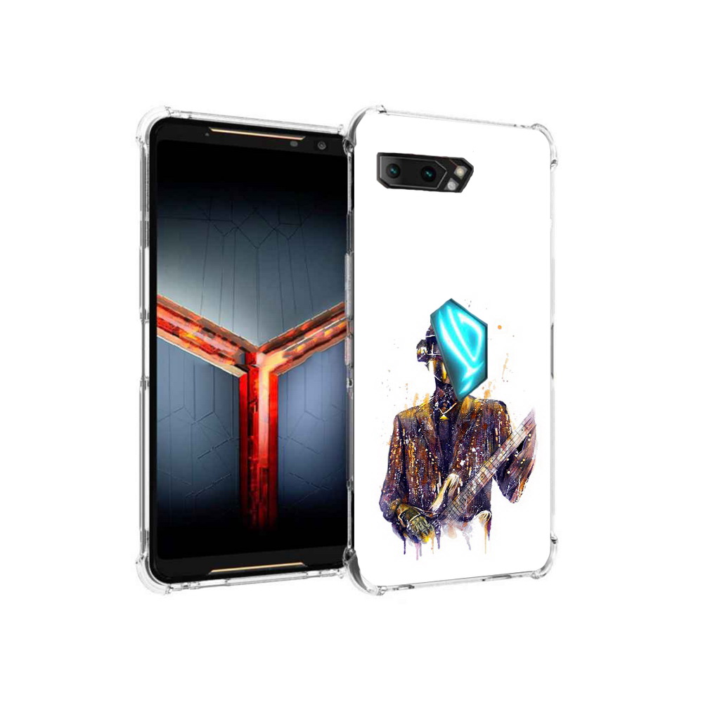 

Чехол MyPads Tocco для Asus ROG Phone 2 космо-гитарист, Прозрачный, Tocco