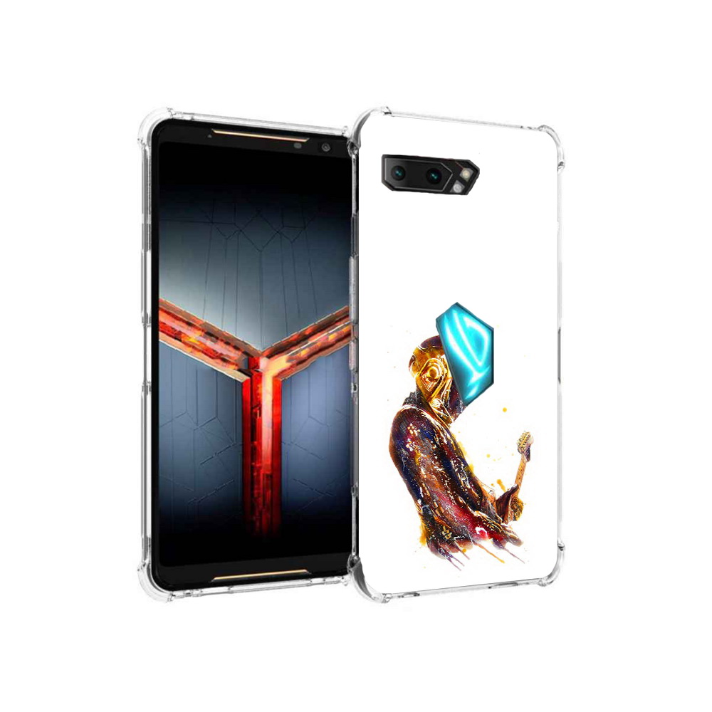 

Чехол MyPads Tocco для Asus ROG Phone 2 космо-музыкант, Прозрачный, Tocco