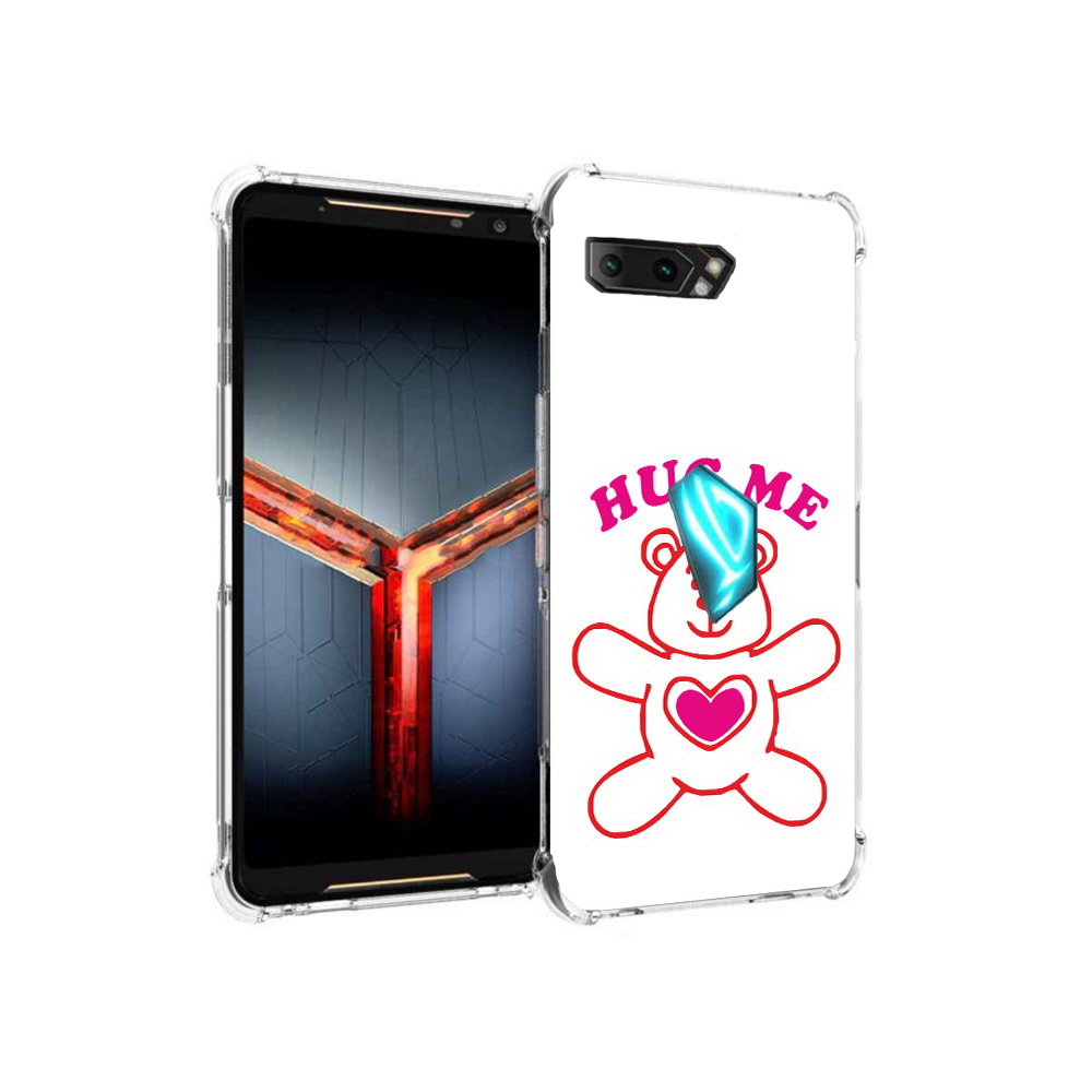 

Чехол MyPads Tocco для Asus ROG Phone 2 14 февраля обними меня, Прозрачный, Tocco