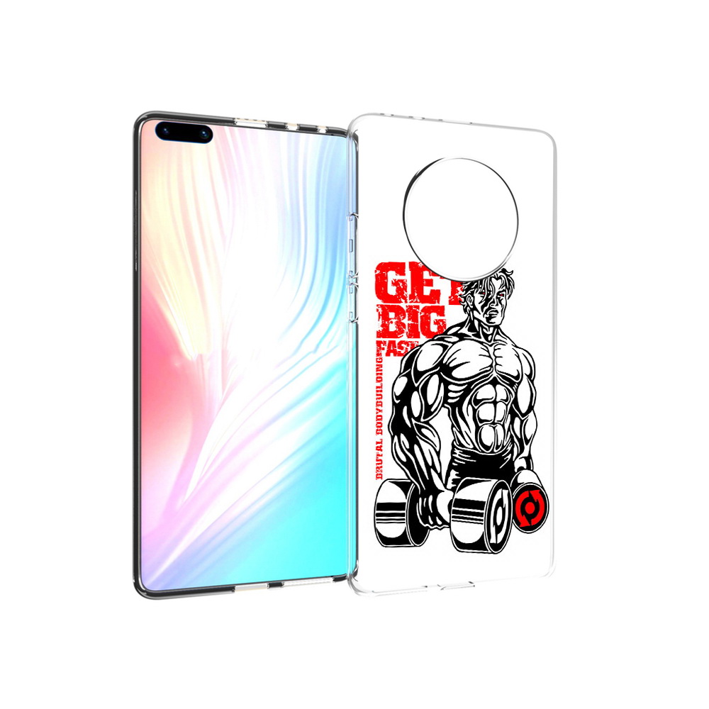 

Чехол MyPads Tocco для Huawei Mate 40 Pro накаченное тело, Прозрачный, Tocco