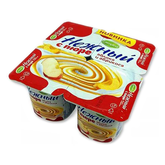 

Йогуртный продукт Campina Нежный с пюре яблока и абрикоса 0,1% БЗМЖ 100 г