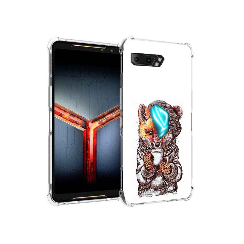 

Чехол MyPads Tocco для Asus ROG Phone 2 лиса в шапке, Tocco