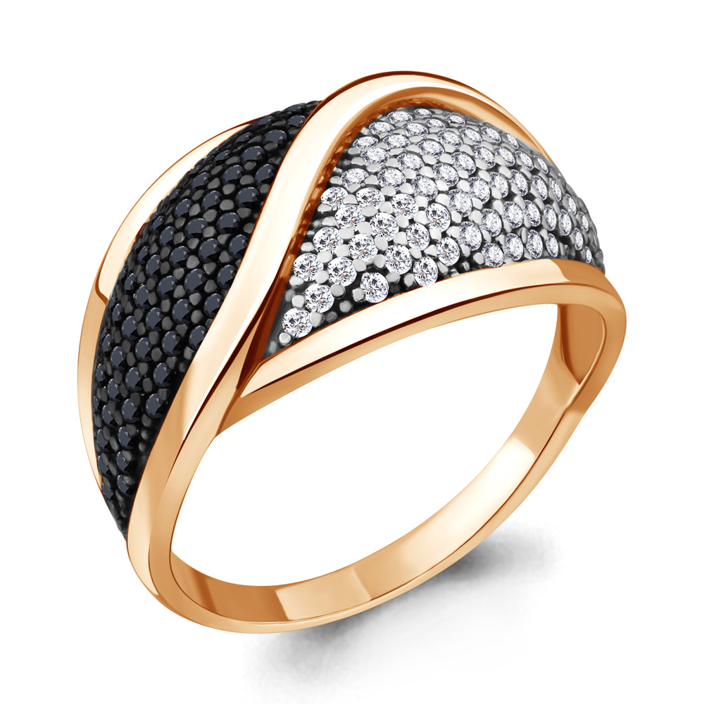 

Кольцо из серебра р. 17,5 AQUAMARINE 68957АЧ_925_з, 68957АЧ_925_з