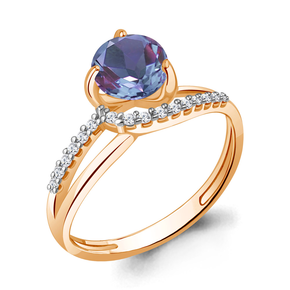 

Кольцо из серебра р. 18 AQUAMARINE 6541225А_925_з, 6541225А_925_з