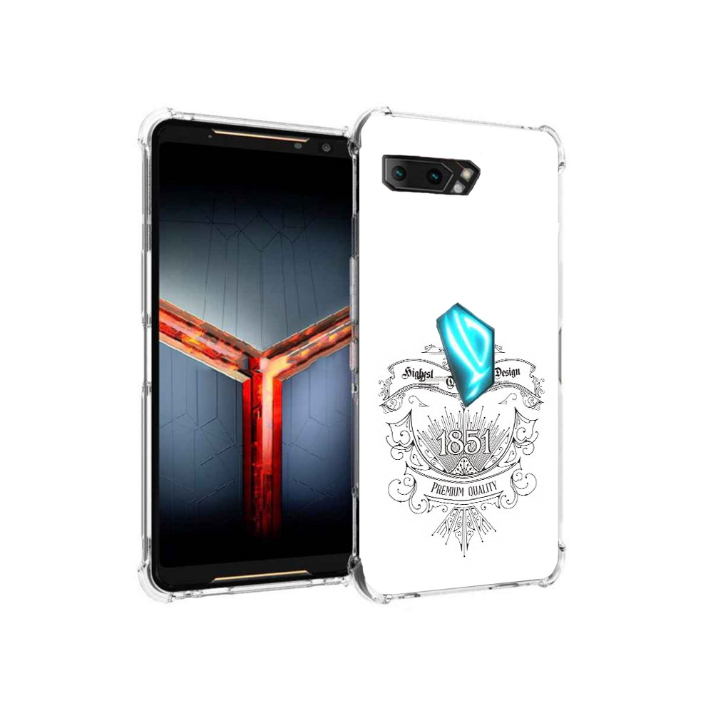 

Чехол MyPads Tocco для Asus ROG Phone 2 логотип 1851 год, Прозрачный, Tocco