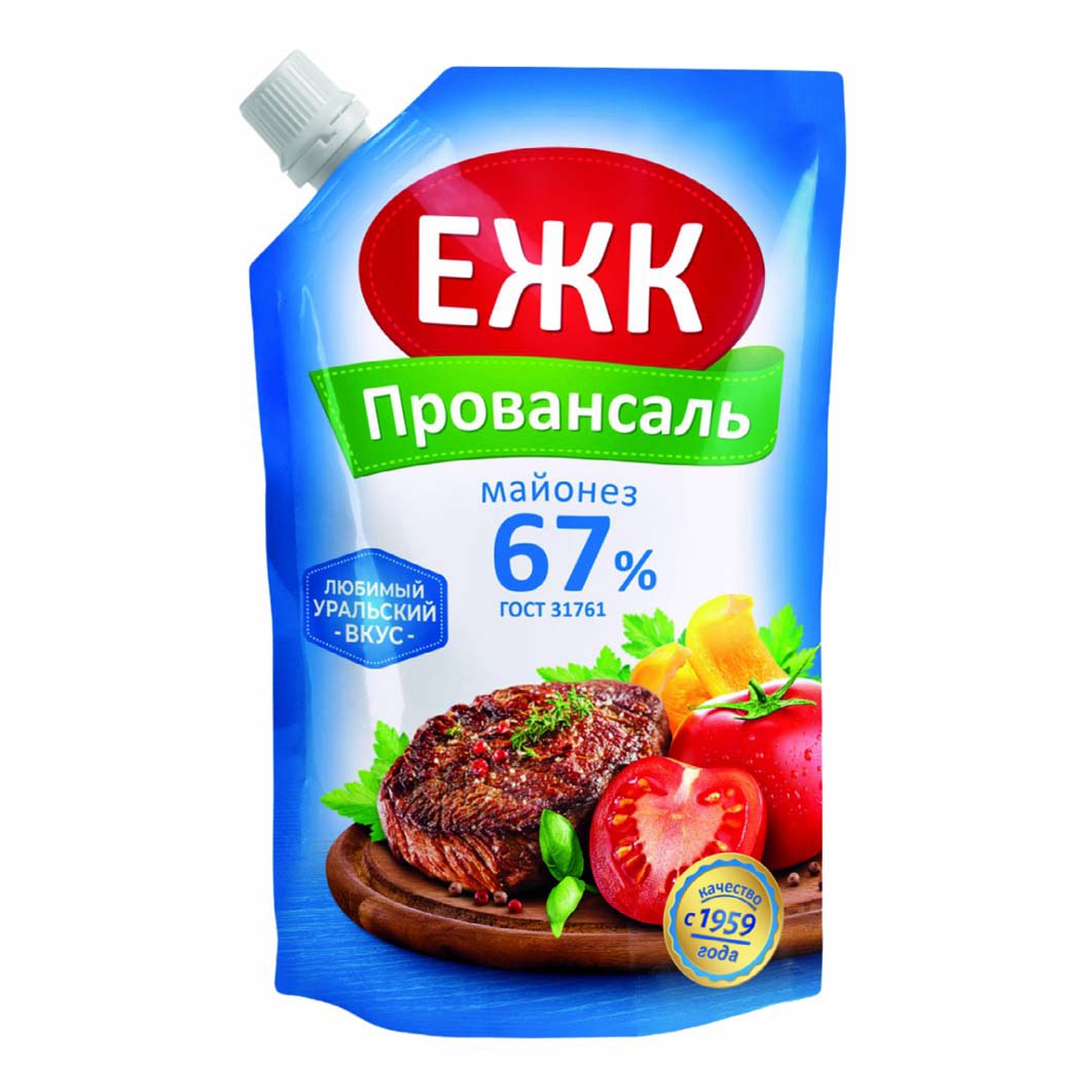 

Майонез ЕЖК Провансаль 67% 460 мл
