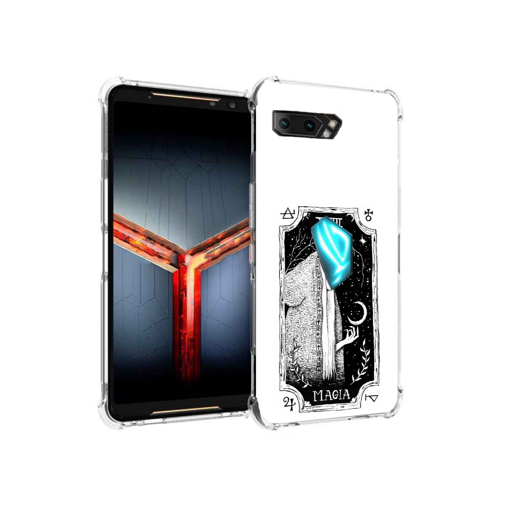 

Чехол MyPads Tocco для Asus ROG Phone 2 лунная магия, Прозрачный, Tocco