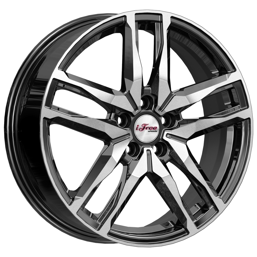 

Диск iFree Бомбей (KC1075-00) 6,5x18 5x108 ET33 DIA 60,1 Блэк джек, Бомбей