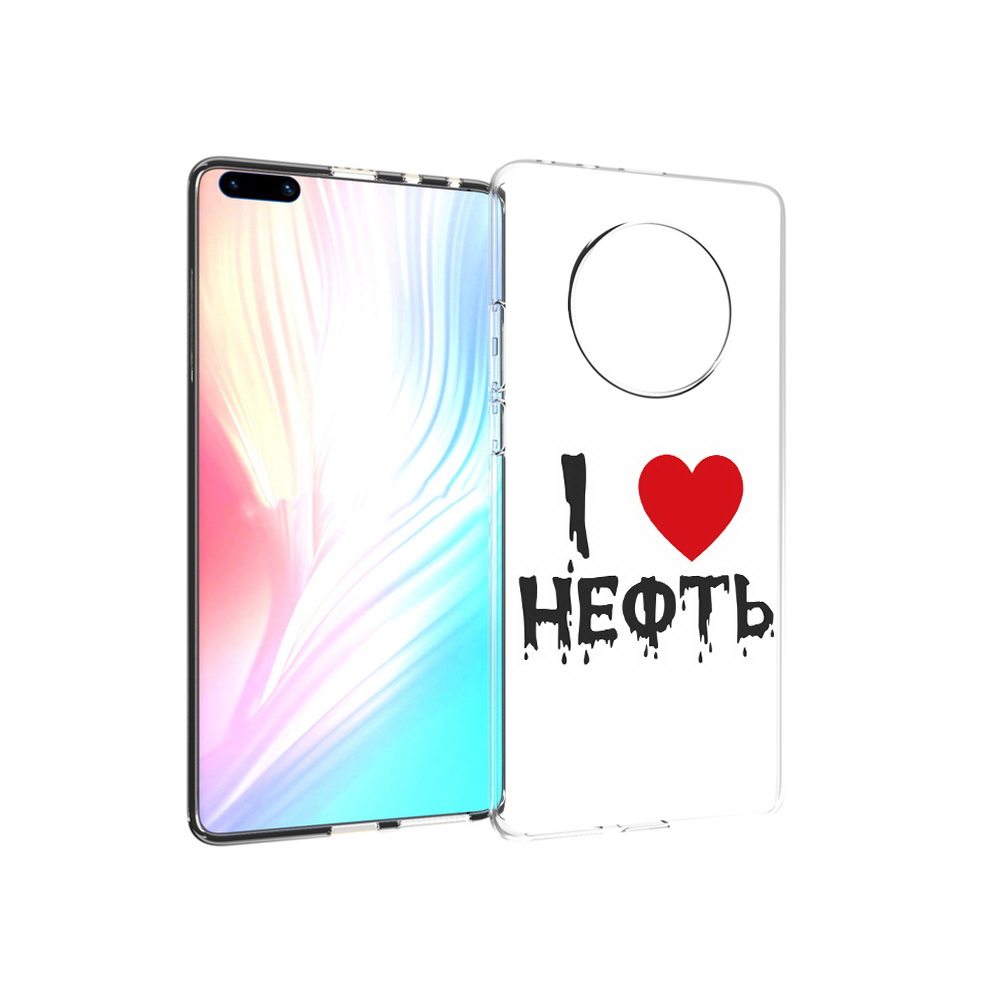 

Чехол MyPads Tocco для Huawei Mate 40 Pro нефть, Прозрачный, Tocco