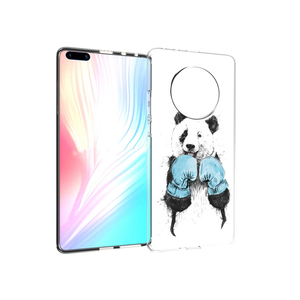 

Чехол MyPads Tocco для Huawei Mate 40 Pro панда боксер, Прозрачный, Tocco
