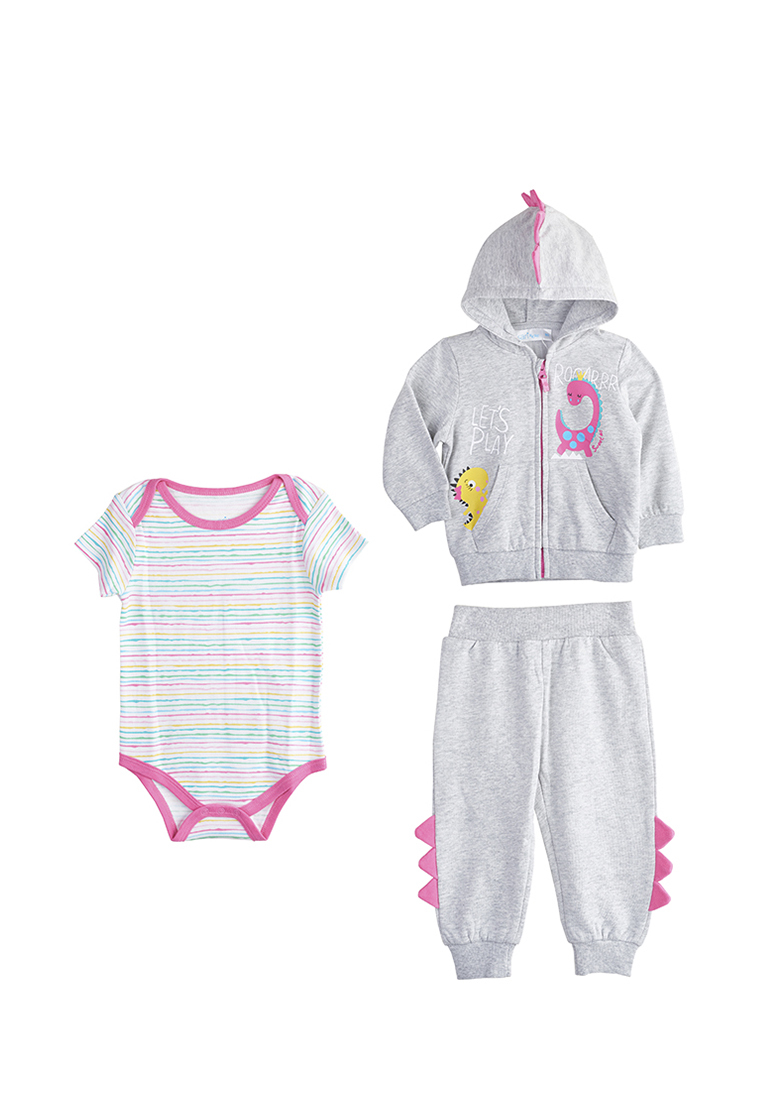 

Комплект одежды Kari baby SS19B50000522 цв. светло-серый р. 80, SS19B50000522