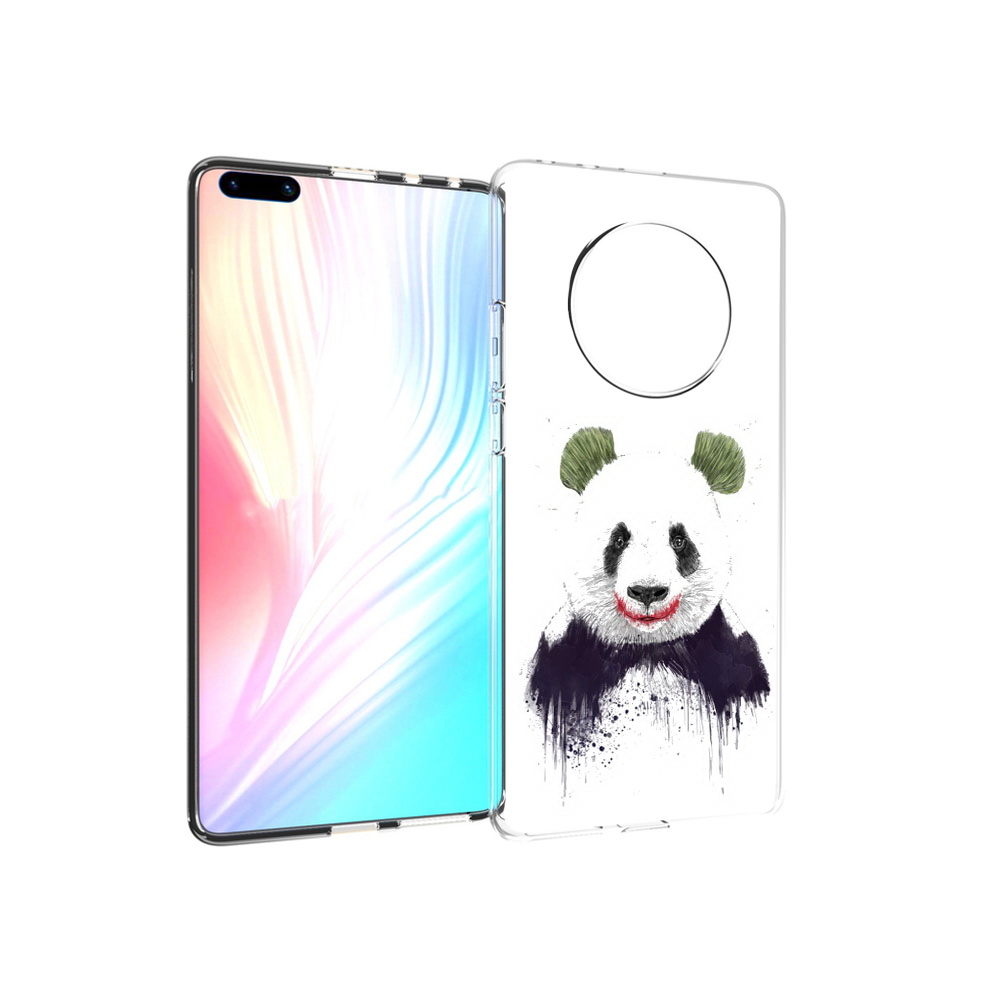 

Чехол MyPads Tocco для Huawei Mate 40 Pro панда джокер, Прозрачный, Tocco