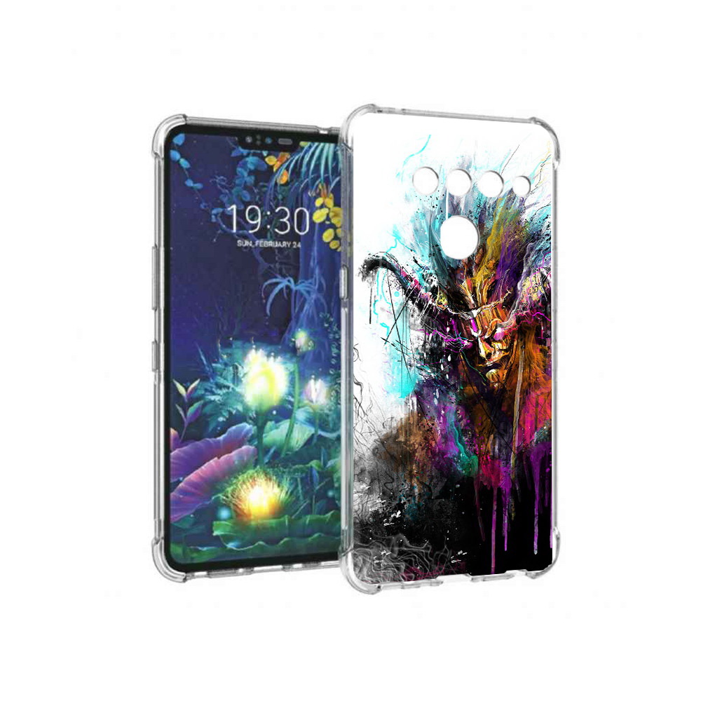 

Чехол MyPads Tocco для LG V50 ThinQ яркий дьявол, Прозрачный, Tocco
